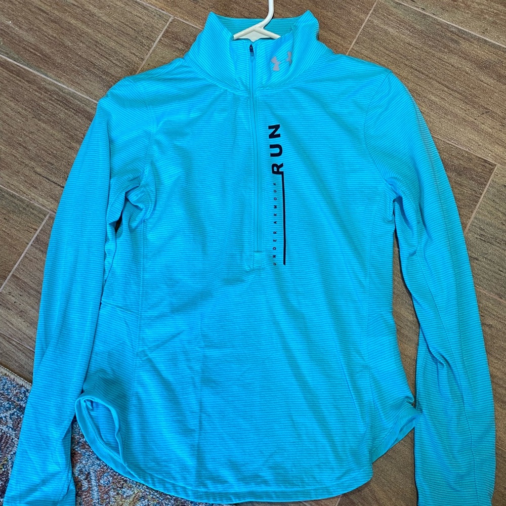 🆕Womens Under Armour Long Sleeve Athletic Top Half Zip XS